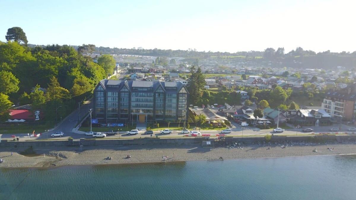 Апартаменты Depto 2D2B Frente A La Costanera Piscina Temperada Servicio Hom 0401 Пуэрто-Варас Экстерьер фото